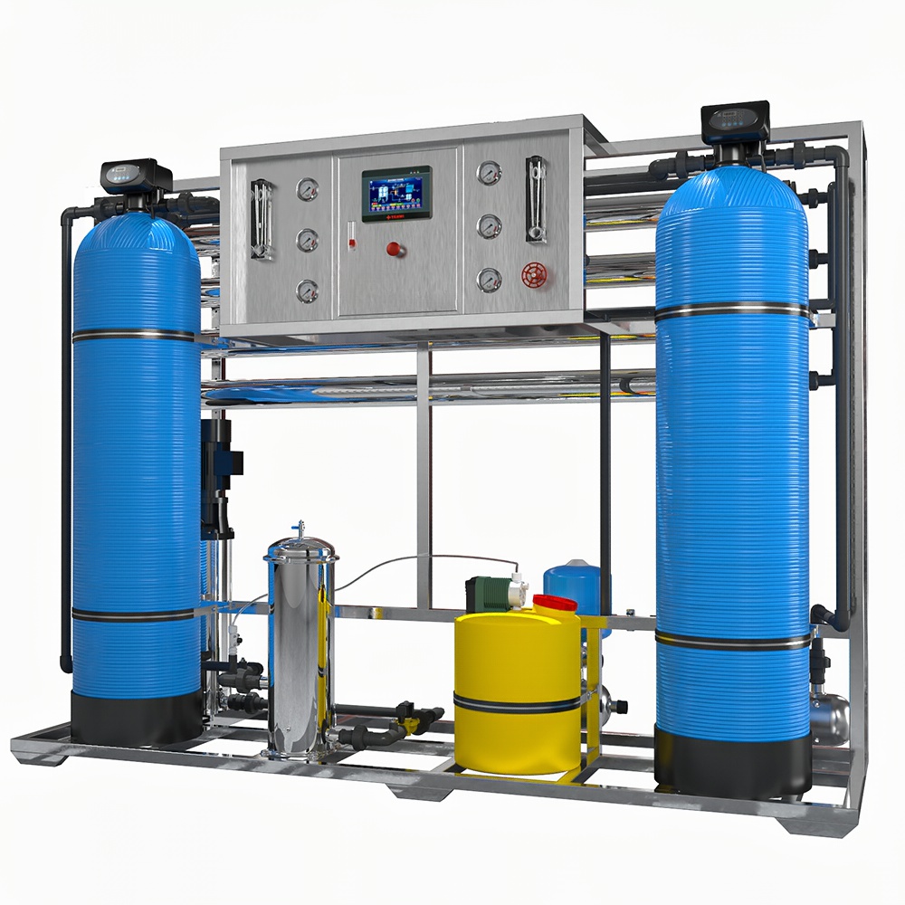 2 m³ Per Hour Commercial Reverse Osmosis With Automatic Control Industrial RO Machine